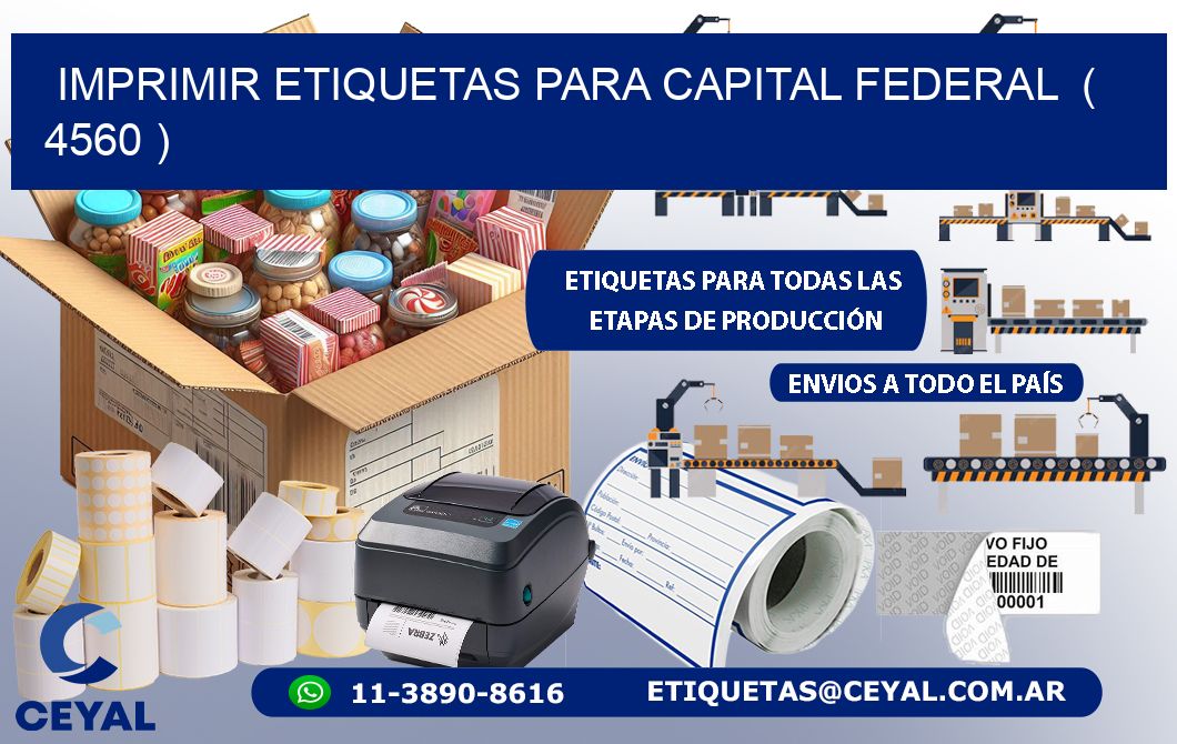 imprimir etiquetas para capital federal  ( 4560 )