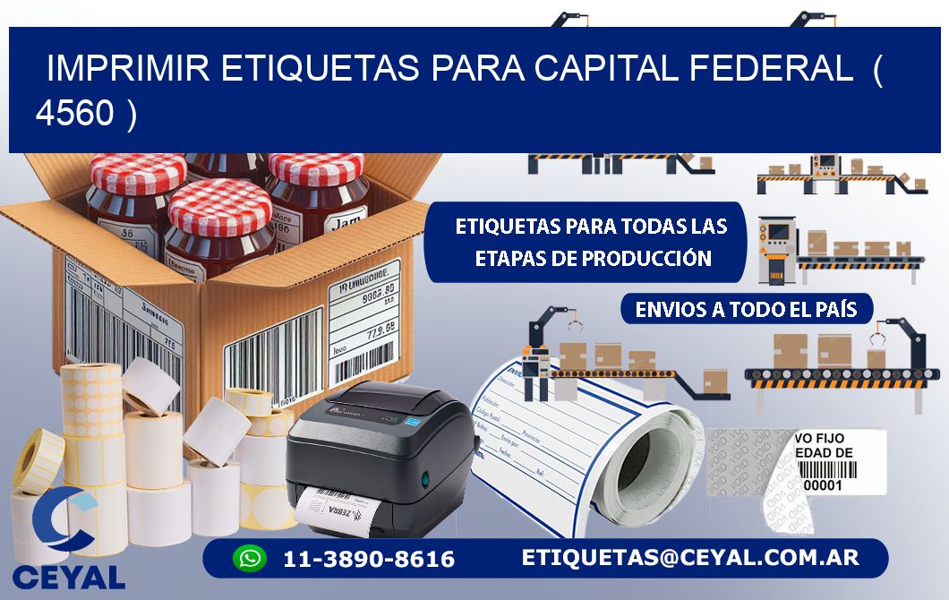 imprimir etiquetas para capital federal  ( 4560 )