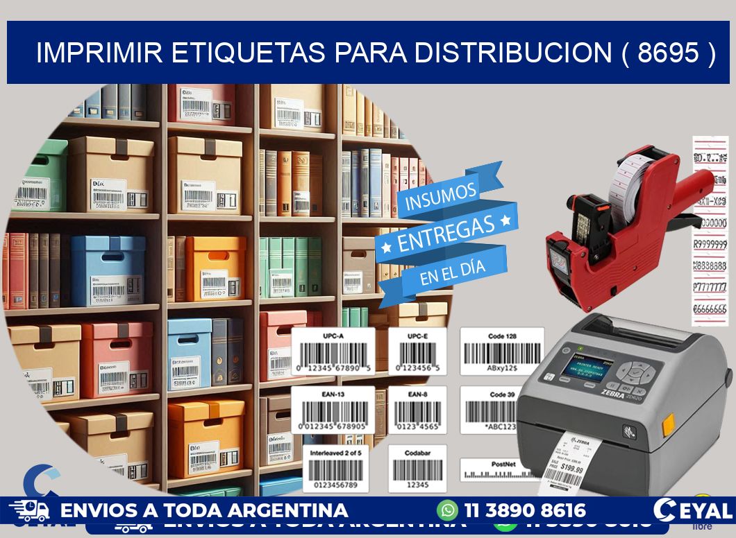 imprimir etiquetas para distribucion ( 8695 )