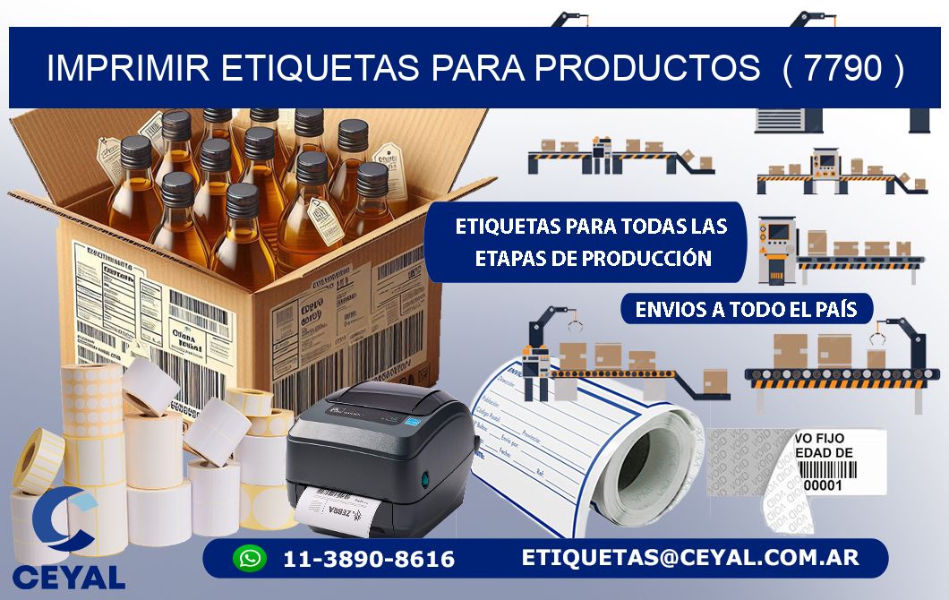 imprimir etiquetas para productos  ( 7790 )