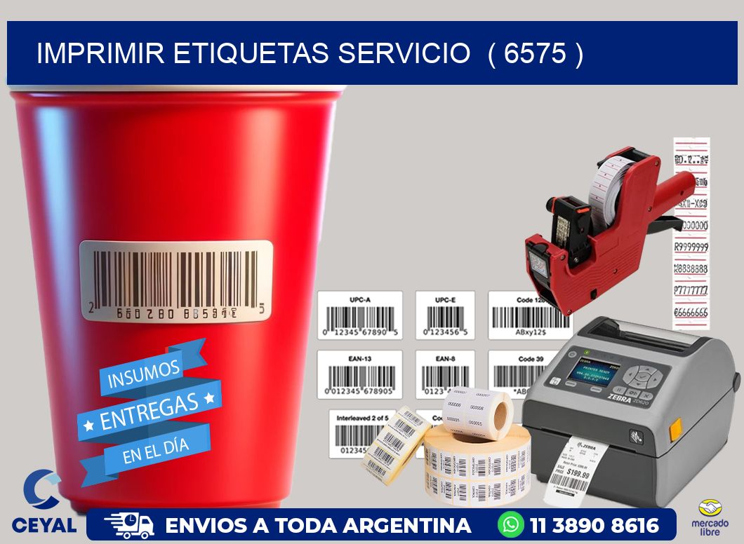 imprimir etiquetas servicio  ( 6575 )