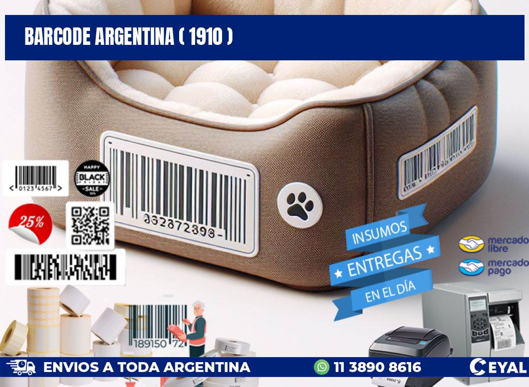 BARCODE ARGENTINA ( 1910 )