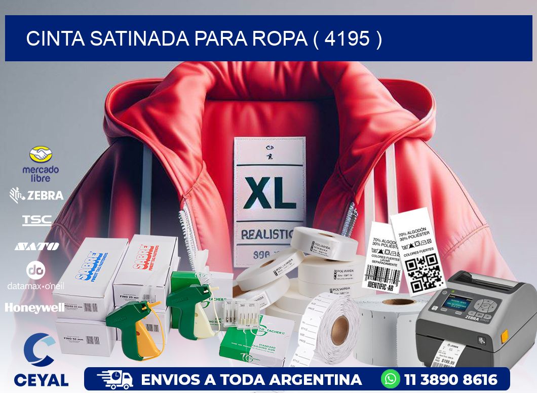 CINTA SATINADA PARA ROPA ( 4195 )