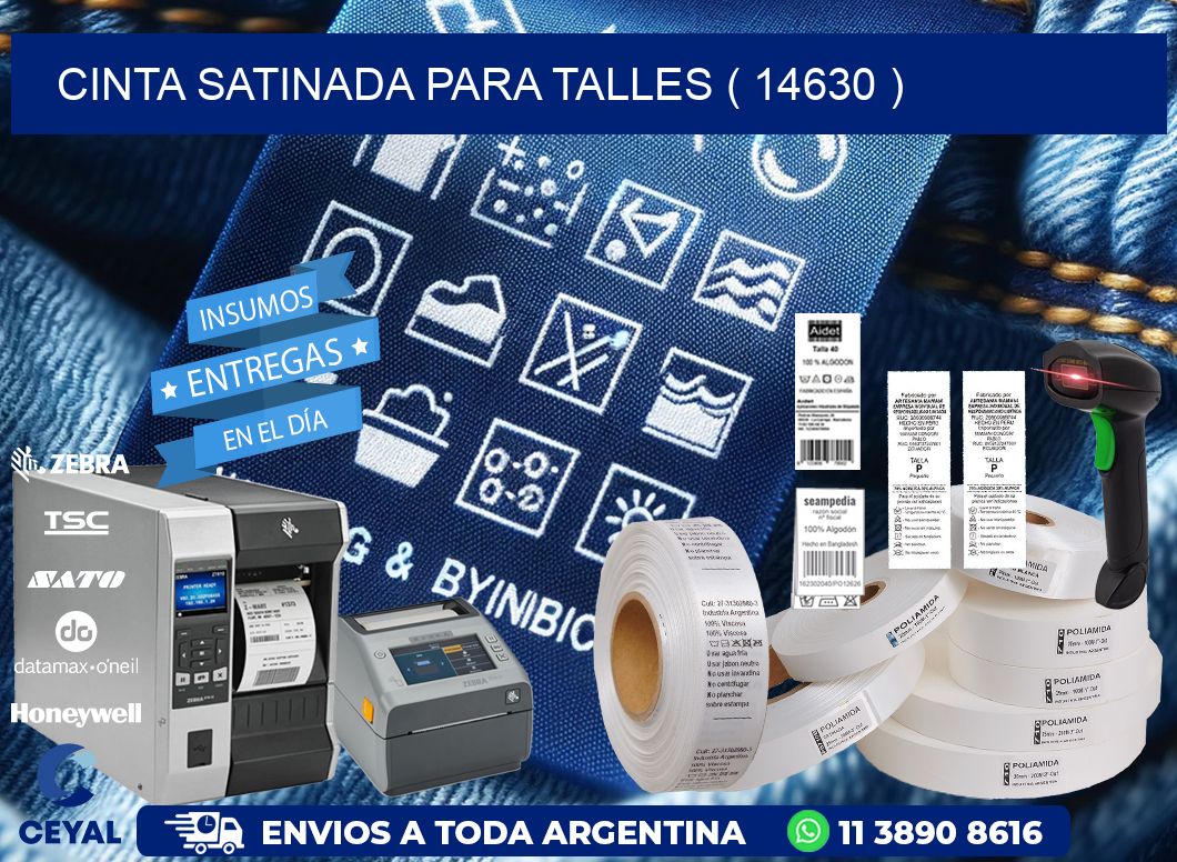 CINTA SATINADA PARA TALLES ( 14630 )
