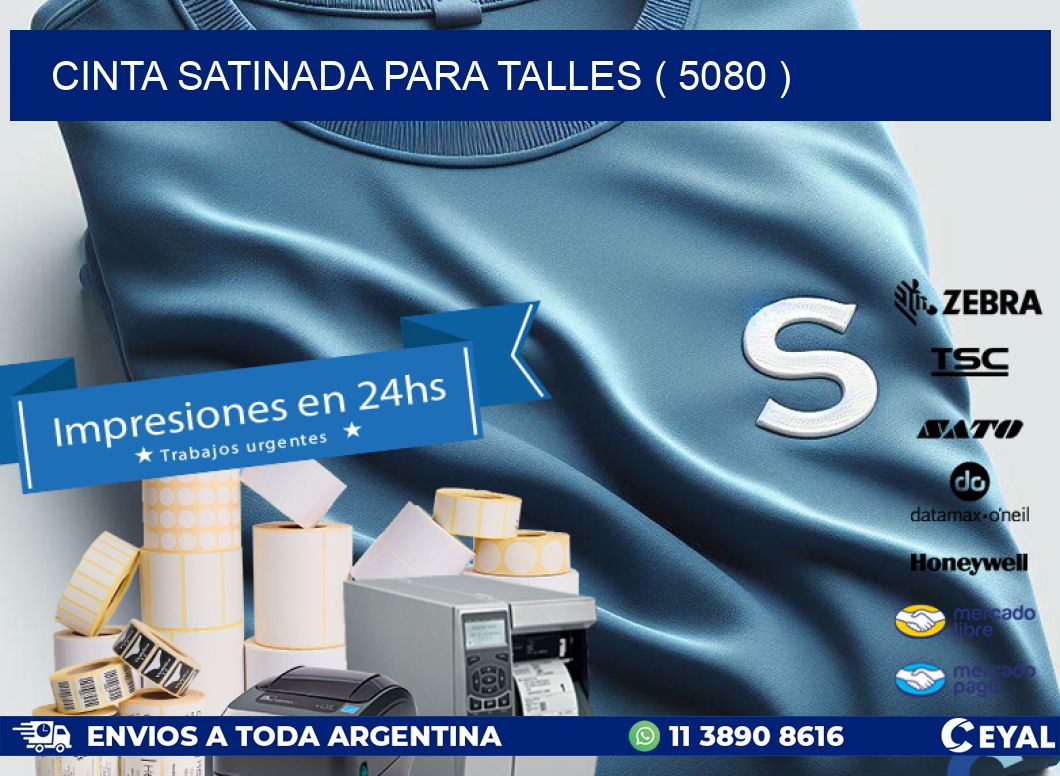 CINTA SATINADA PARA TALLES ( 5080 )