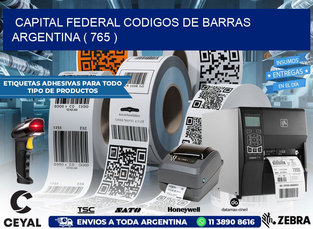 Capital federal codigos de barras argentina ( 765 )
