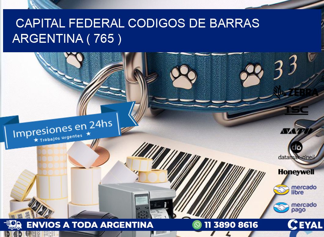 Capital federal codigos de barras argentina ( 765 )