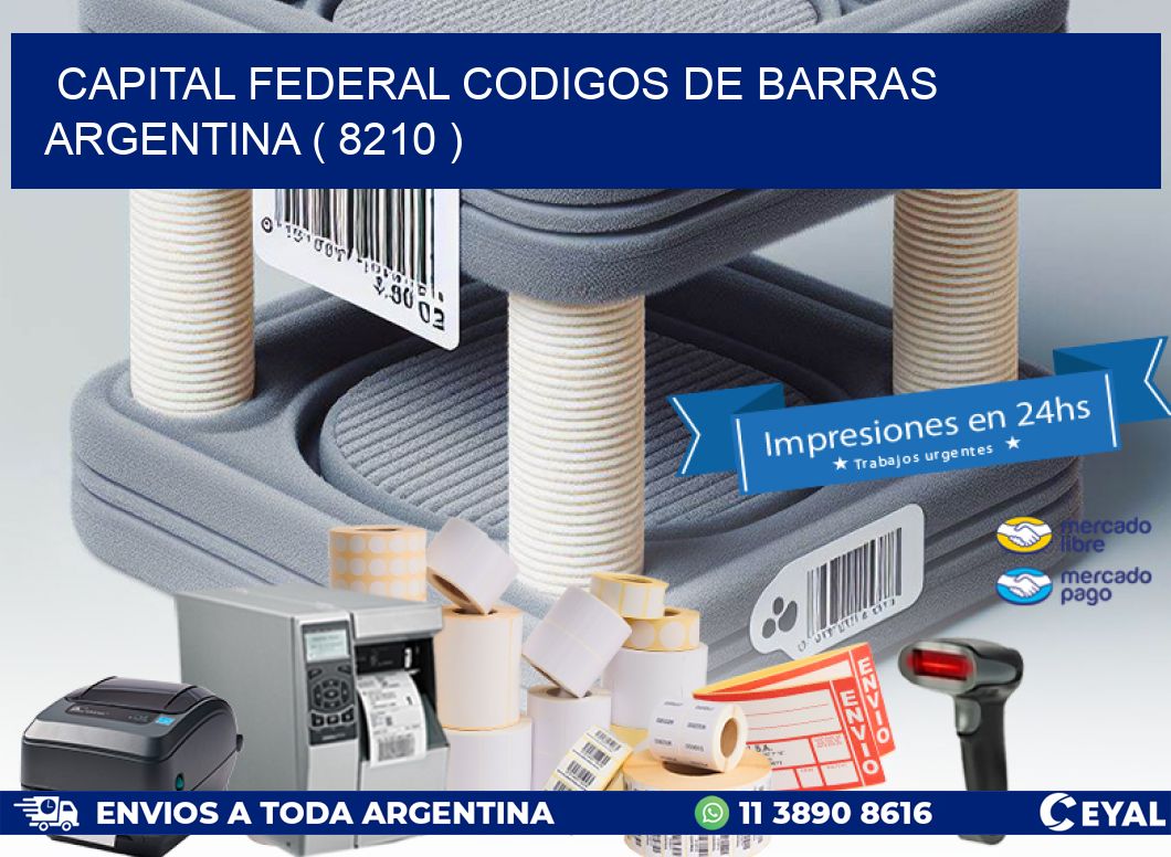 Capital federal codigos de barras argentina ( 8210 )