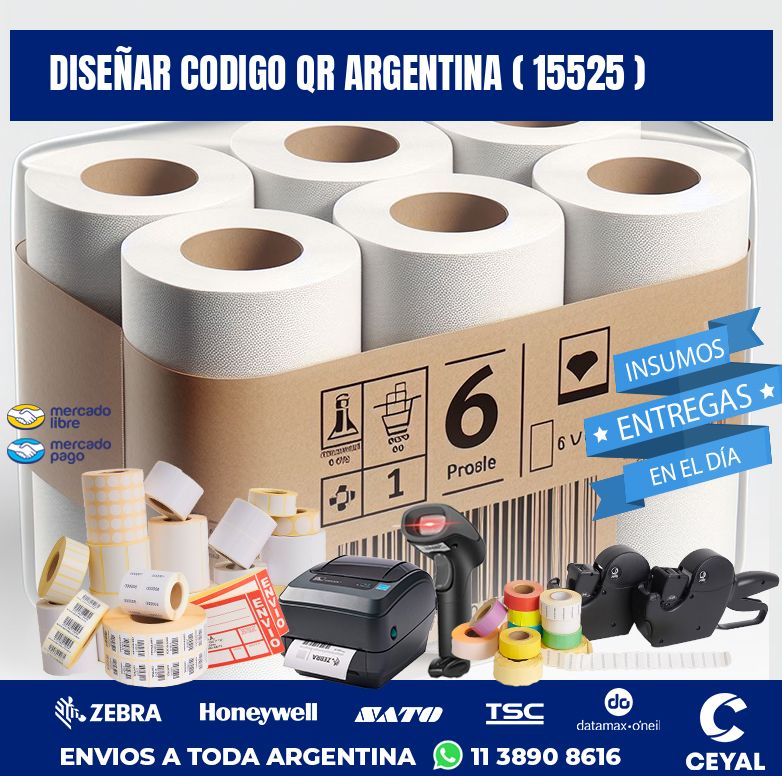 DISEÑAR CODIGO QR ARGENTINA ( 15525 )