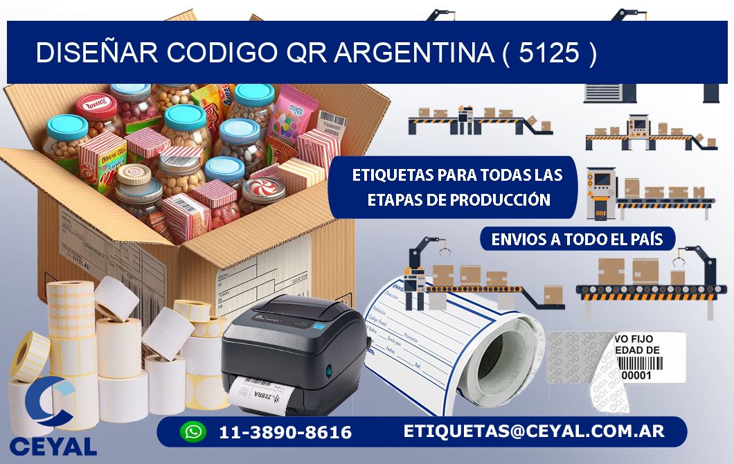 DISEÑAR CODIGO QR ARGENTINA ( 5125 )
