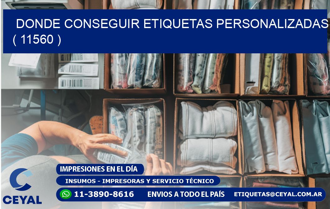 DONDE CONSEGUIR ETIQUETAS PERSONALIZADAS ( 11560 )