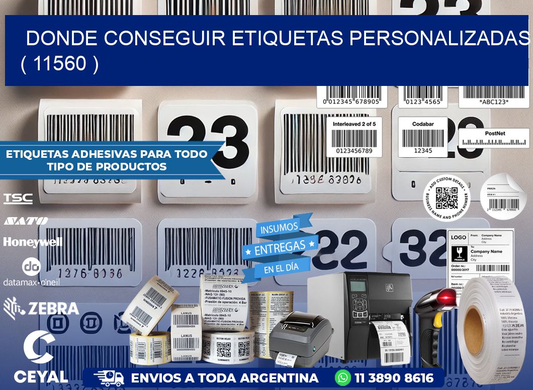 DONDE CONSEGUIR ETIQUETAS PERSONALIZADAS ( 11560 )
