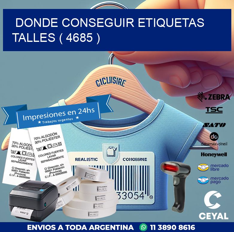 DONDE CONSEGUIR ETIQUETAS TALLES ( 4685 )