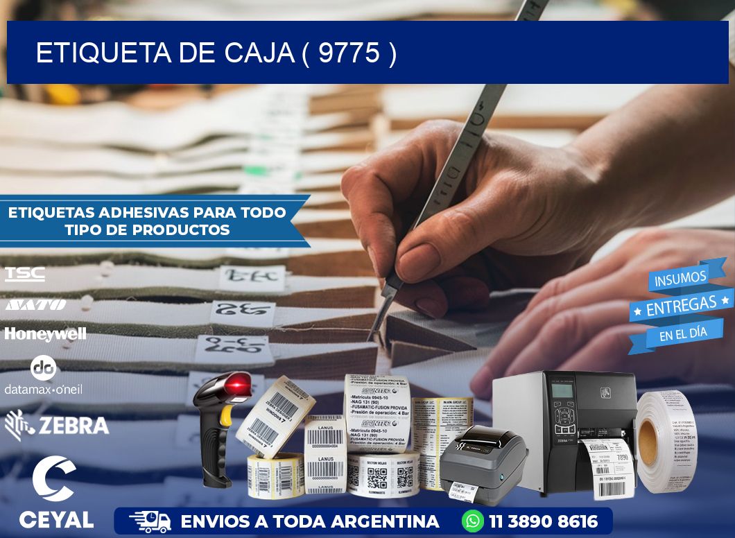 ETIQUETA DE CAJA ( 9775 )
