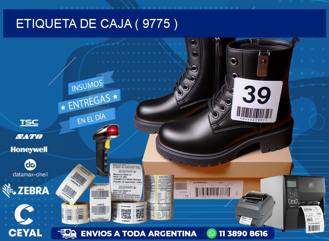 ETIQUETA DE CAJA ( 9775 )