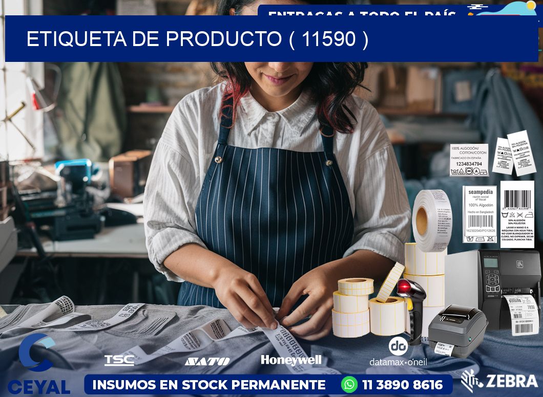 ETIQUETA DE PRODUCTO ( 11590 )