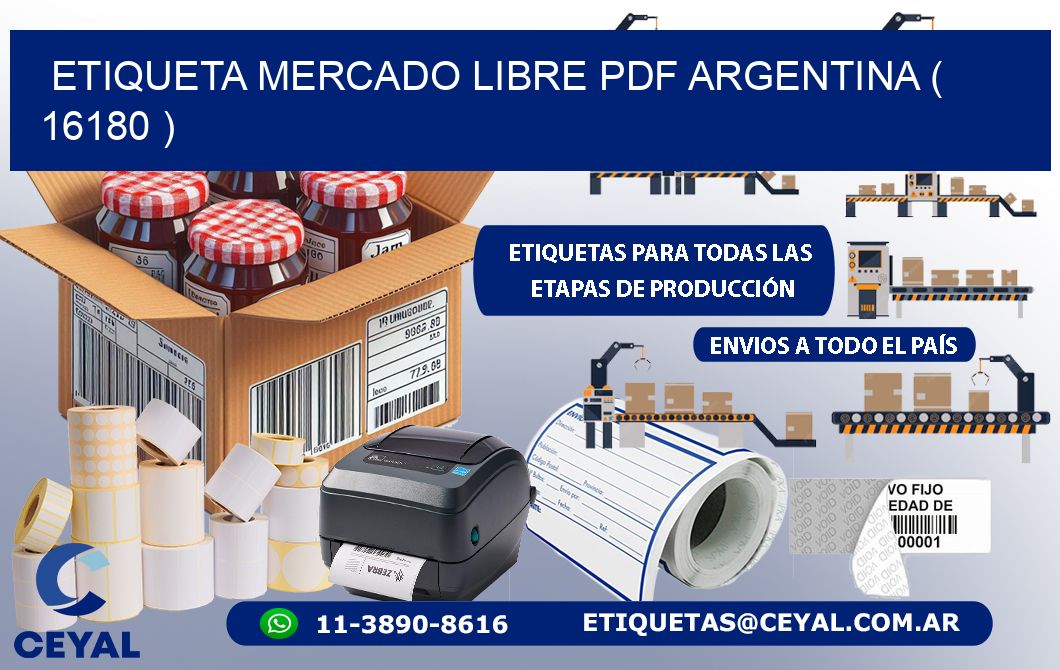 ETIQUETA MERCADO LIBRE PDF ARGENTINA ( 16180 )