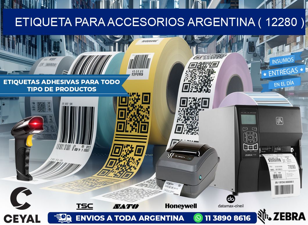 ETIQUETA PARA ACCESORIOS ARGENTINA ( 12280 )