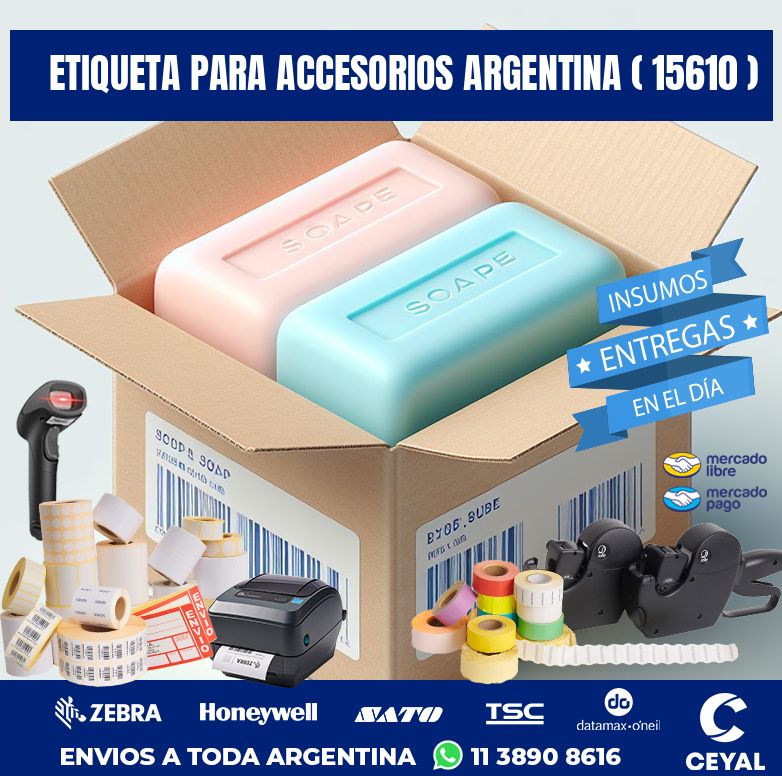 ETIQUETA PARA ACCESORIOS ARGENTINA ( 15610 )