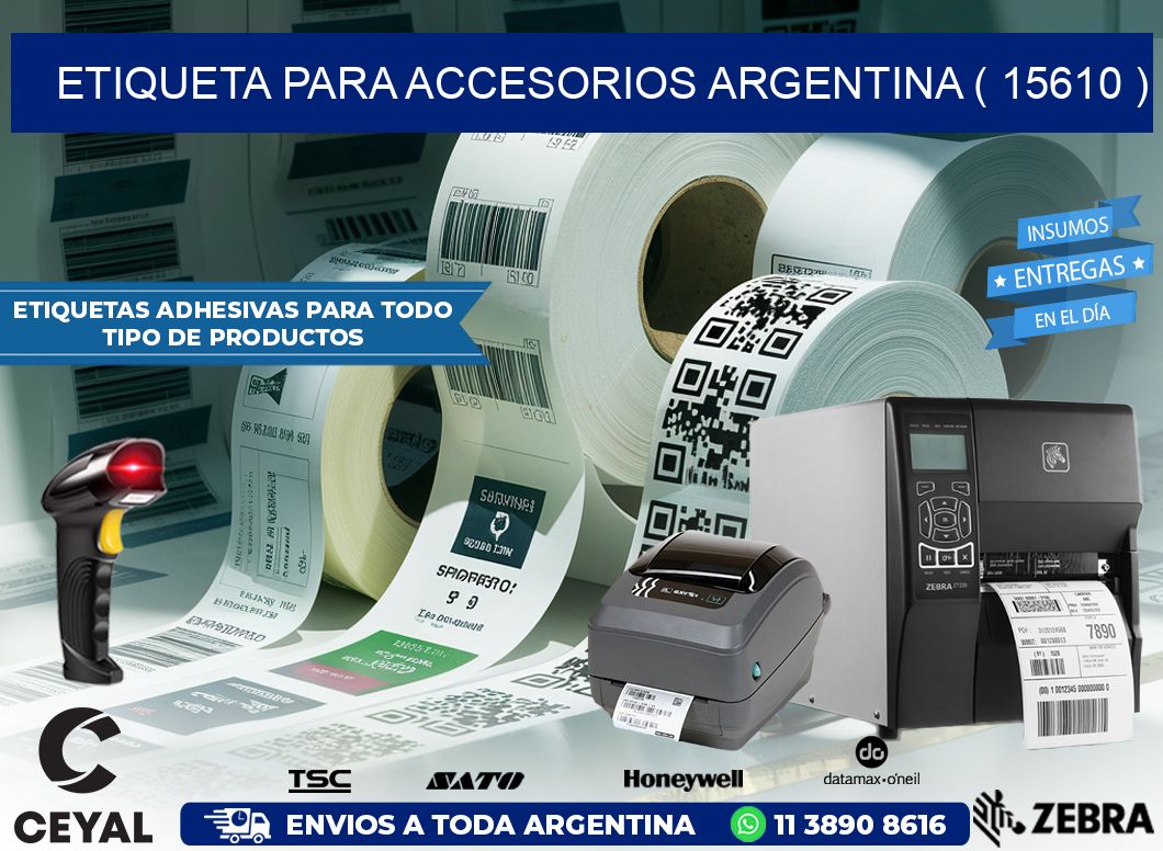 ETIQUETA PARA ACCESORIOS ARGENTINA ( 15610 )