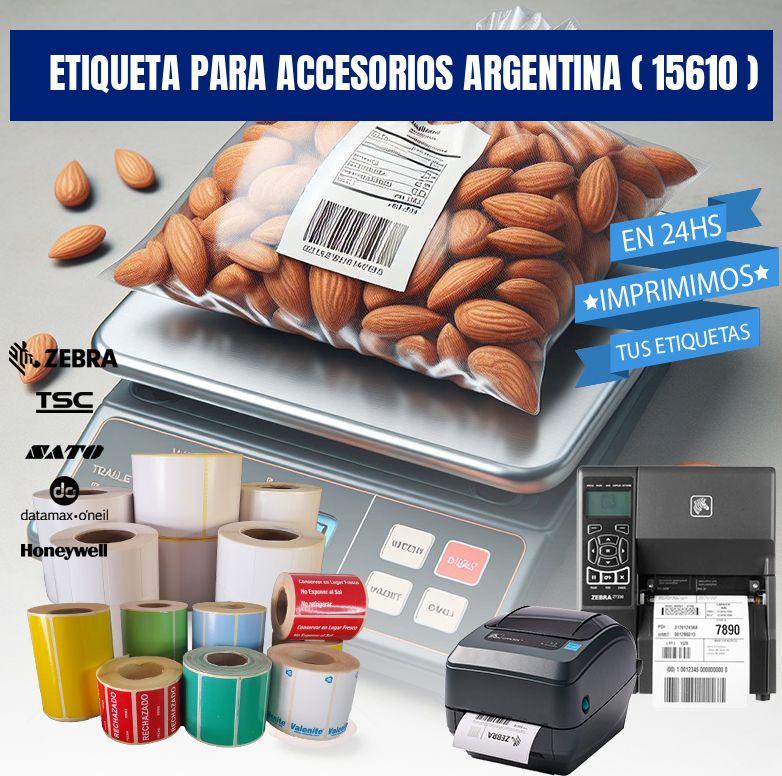 ETIQUETA PARA ACCESORIOS ARGENTINA ( 15610 )