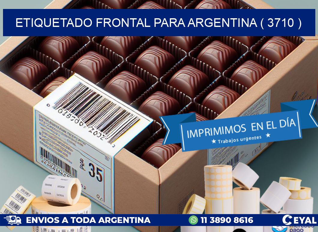 ETIQUETADO FRONTAL PARA ARGENTINA ( 3710 )