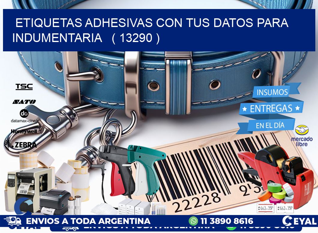 ETIQUETAS ADHESIVAS CON TUS DATOS PARA INDUMENTARIA   ( 13290 )