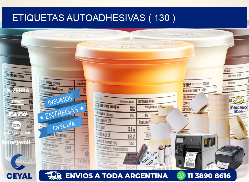 ETIQUETAS AUTOADHESIVAS ( 130 )