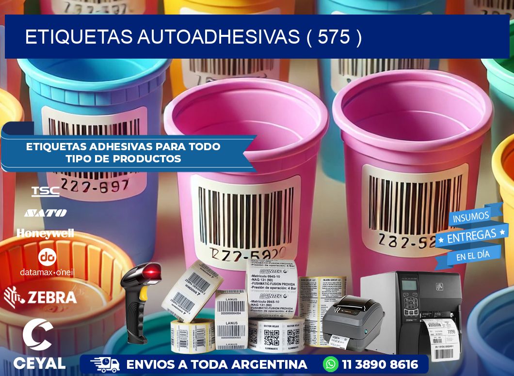 ETIQUETAS AUTOADHESIVAS ( 575 )