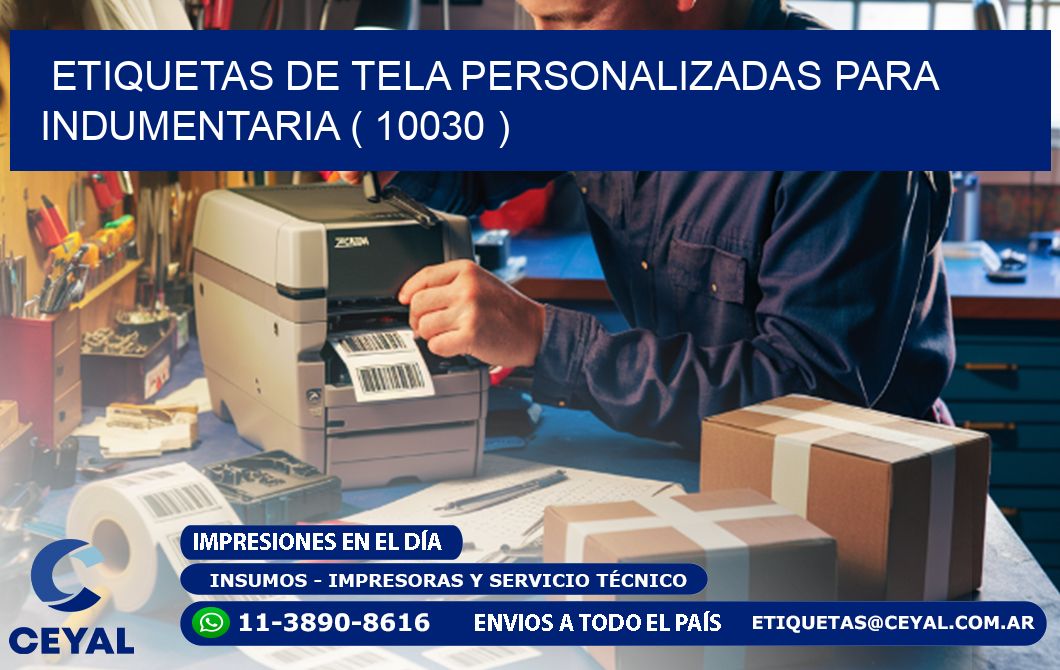 ETIQUETAS DE TELA PERSONALIZADAS PARA INDUMENTARIA ( 10030 )