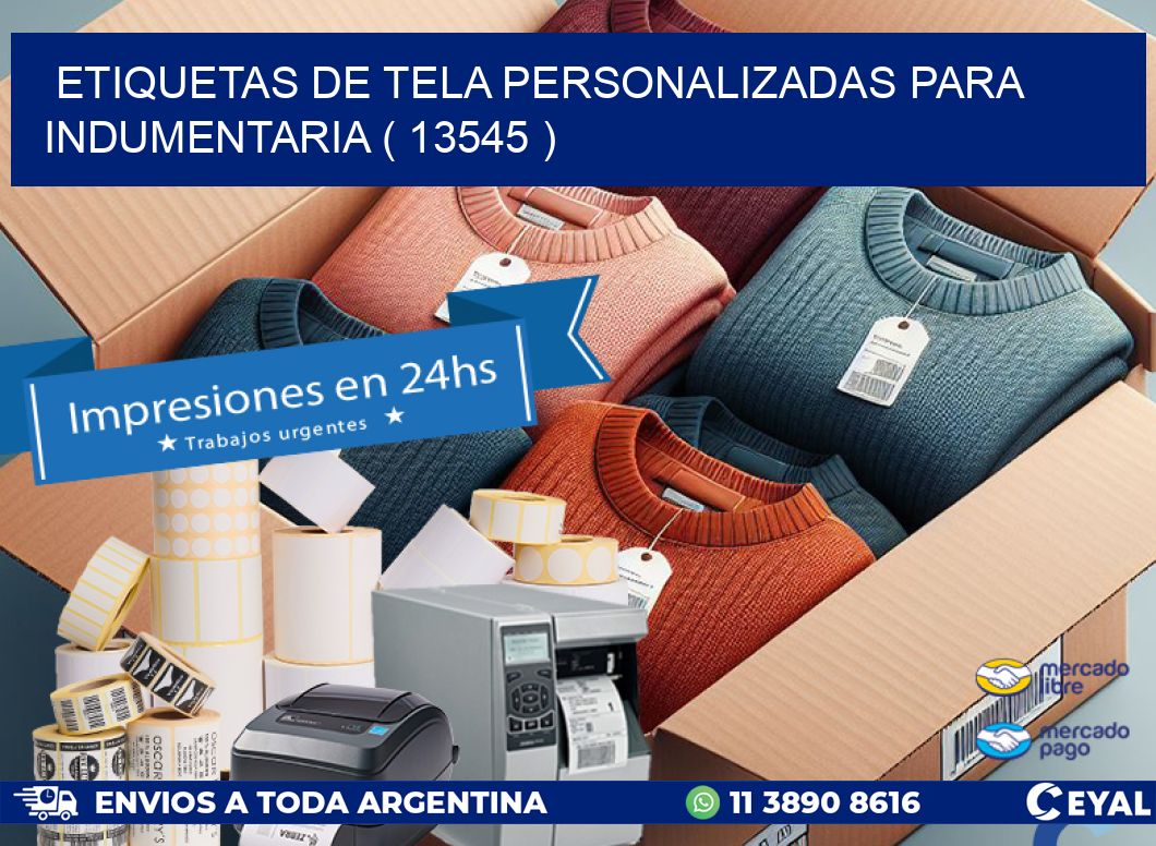 ETIQUETAS DE TELA PERSONALIZADAS PARA INDUMENTARIA ( 13545 )