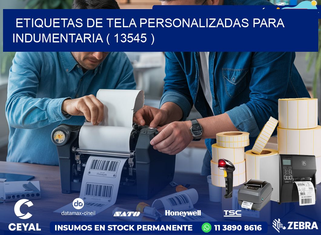 ETIQUETAS DE TELA PERSONALIZADAS PARA INDUMENTARIA ( 13545 )