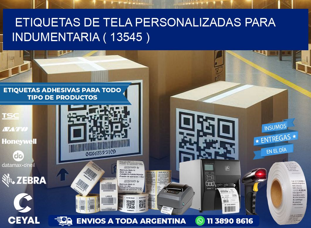 ETIQUETAS DE TELA PERSONALIZADAS PARA INDUMENTARIA ( 13545 )