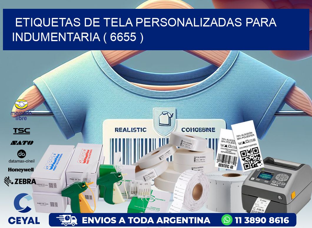 ETIQUETAS DE TELA PERSONALIZADAS PARA INDUMENTARIA ( 6655 )