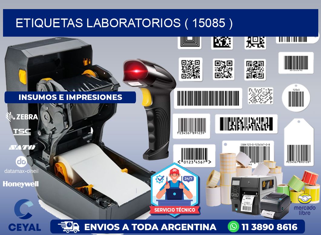 ETIQUETAS LABORATORIOS ( 15085 )