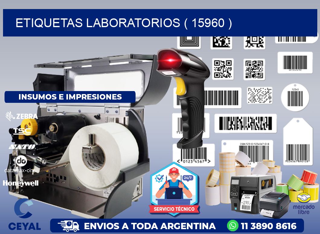 ETIQUETAS LABORATORIOS ( 15960 )