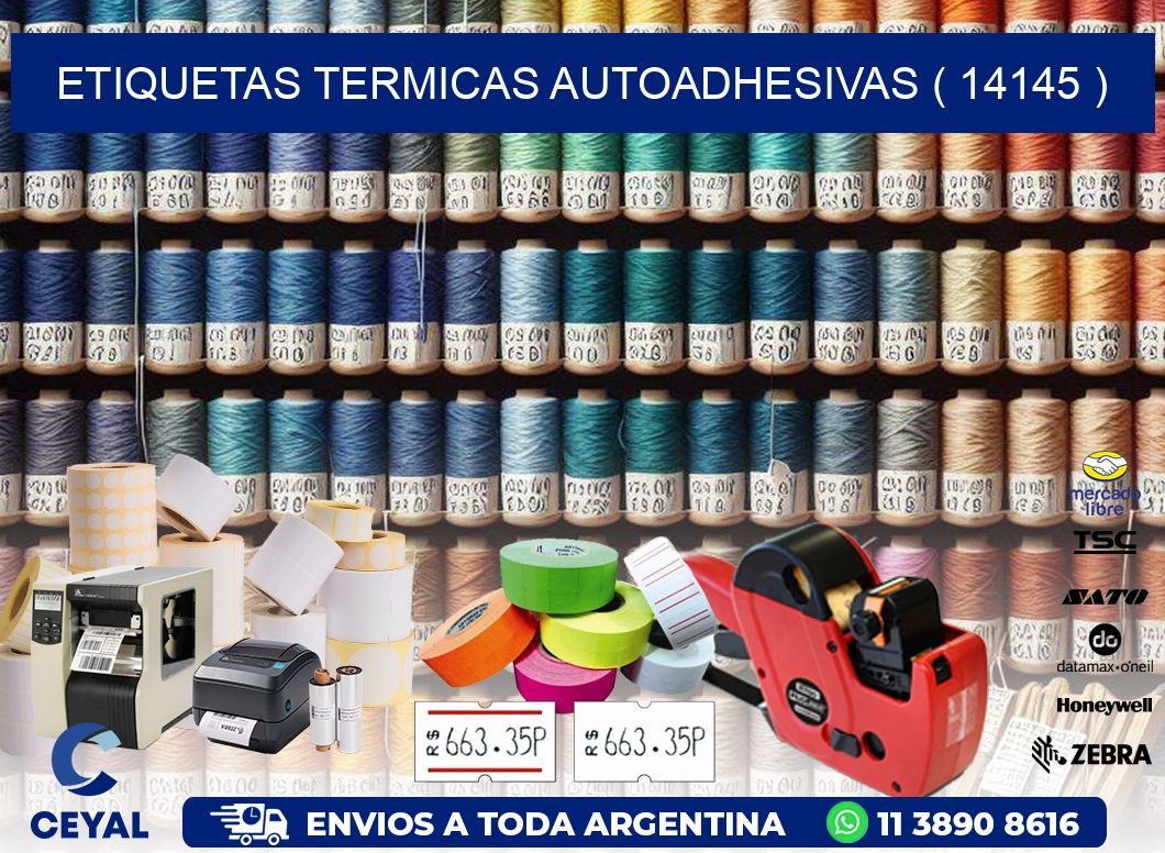 ETIQUETAS TERMICAS AUTOADHESIVAS ( 14145 )