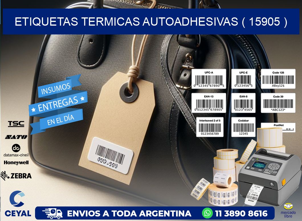 ETIQUETAS TERMICAS AUTOADHESIVAS ( 15905 )