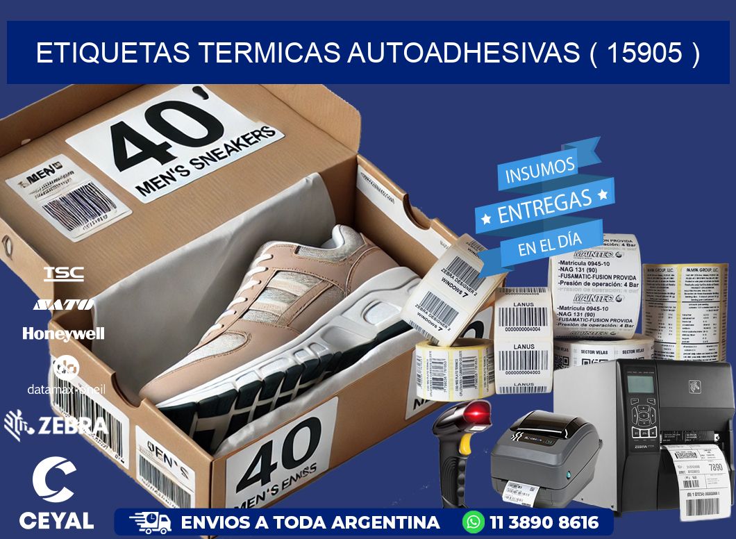 ETIQUETAS TERMICAS AUTOADHESIVAS ( 15905 )