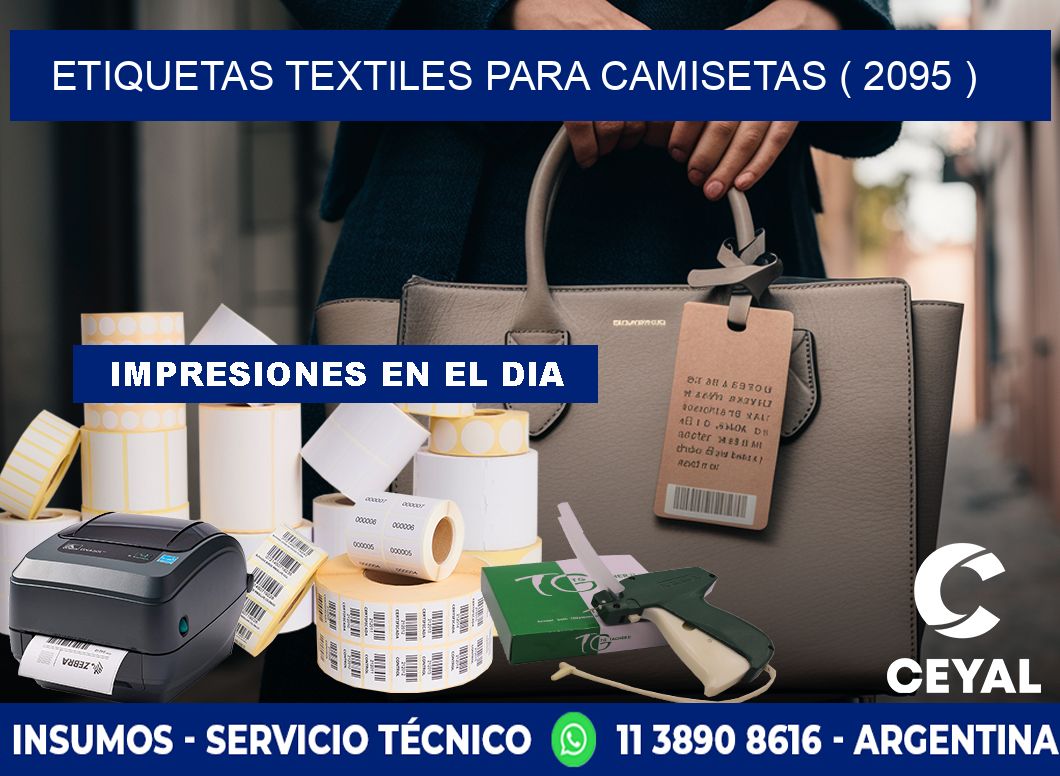 ETIQUETAS TEXTILES PARA CAMISETAS ( 2095 )
