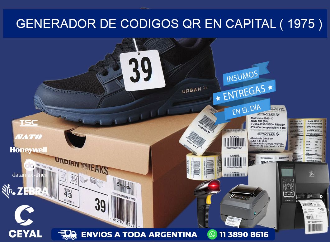 GENERADOR DE CODIGOS QR EN CAPITAL ( 1975 )