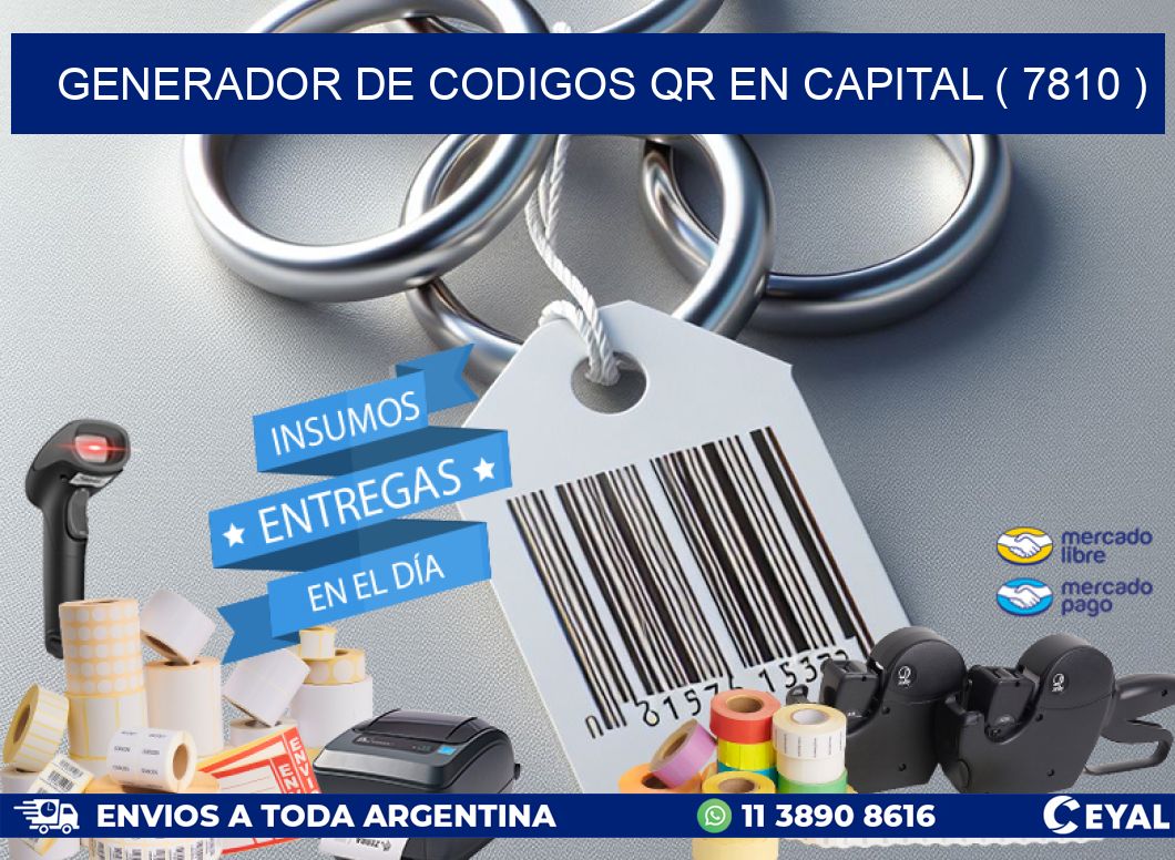 GENERADOR DE CODIGOS QR EN CAPITAL ( 7810 )