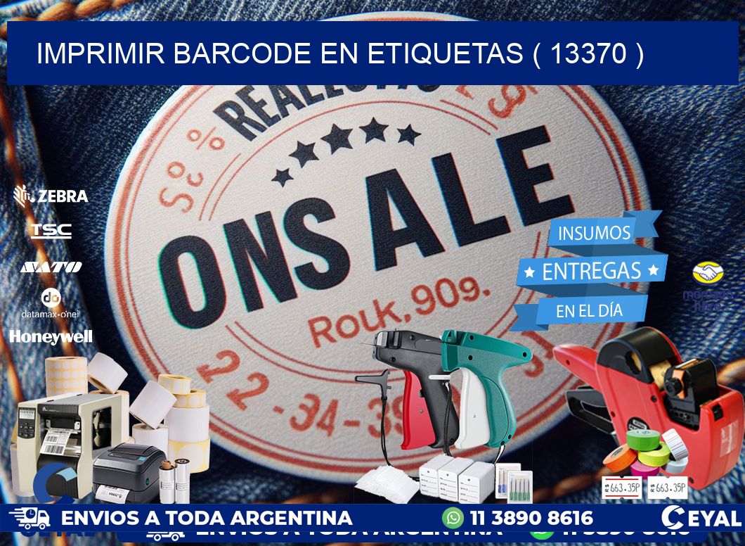 IMPRIMIR BARCODE EN ETIQUETAS ( 13370 )