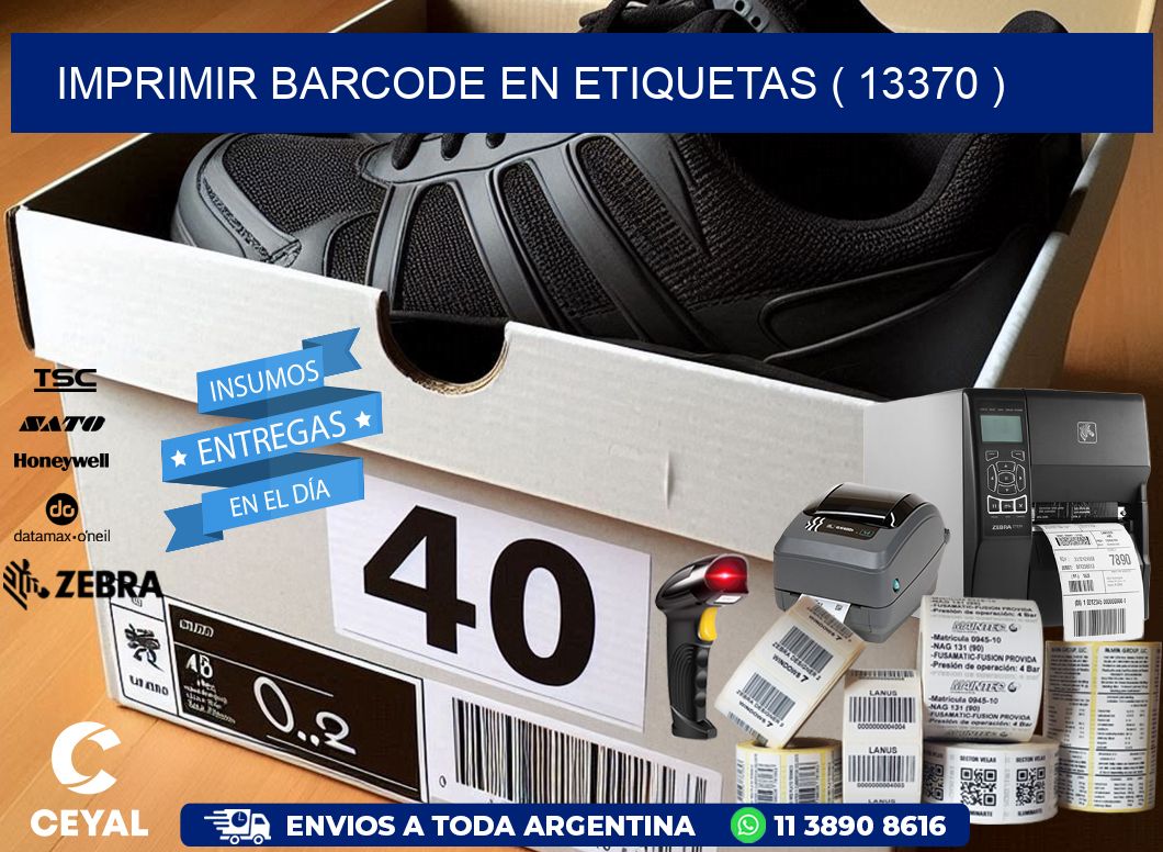 IMPRIMIR BARCODE EN ETIQUETAS ( 13370 )