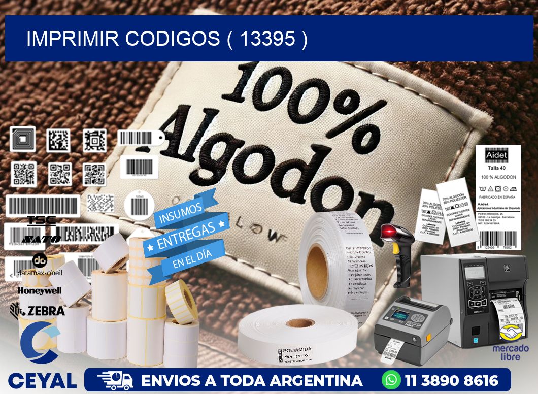 IMPRIMIR CODIGOS ( 13395 )