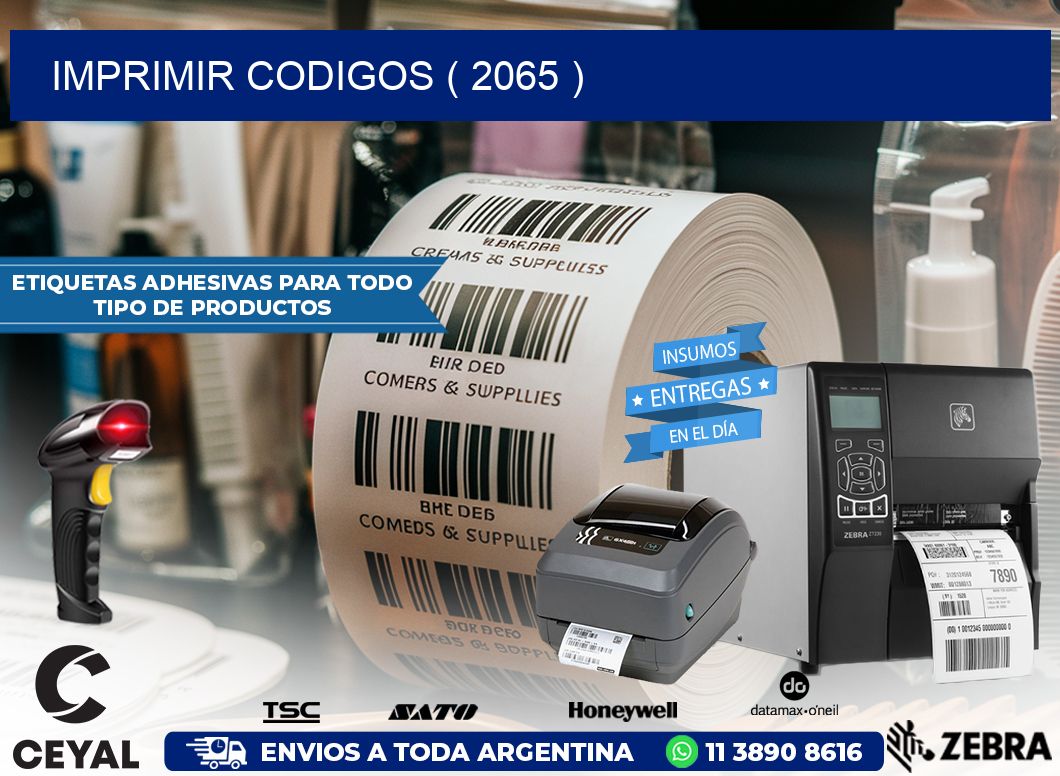 IMPRIMIR CODIGOS ( 2065 )