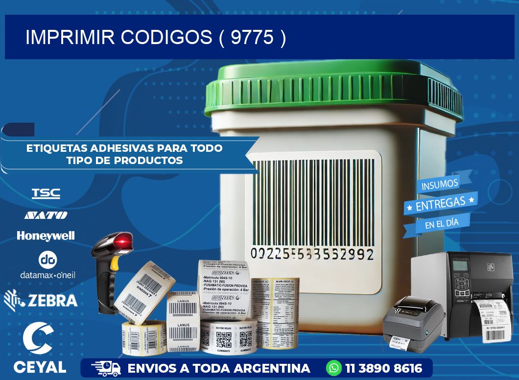 IMPRIMIR CODIGOS ( 9775 )