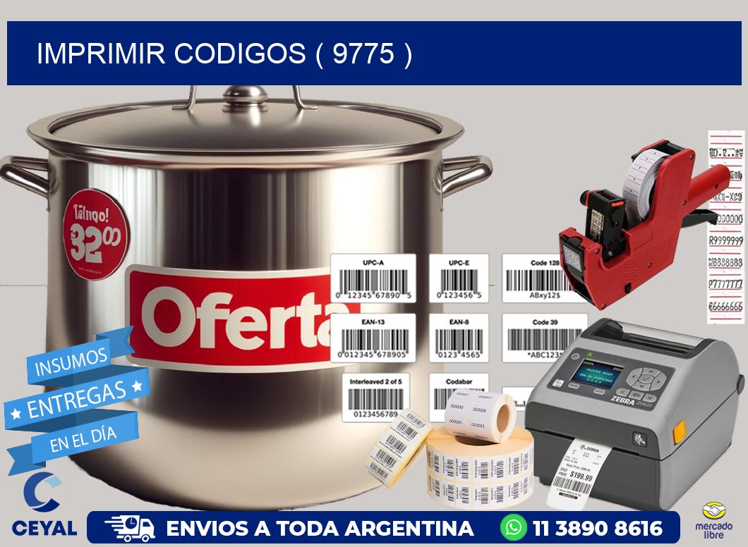 IMPRIMIR CODIGOS ( 9775 )