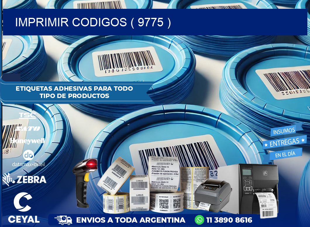 IMPRIMIR CODIGOS ( 9775 )
