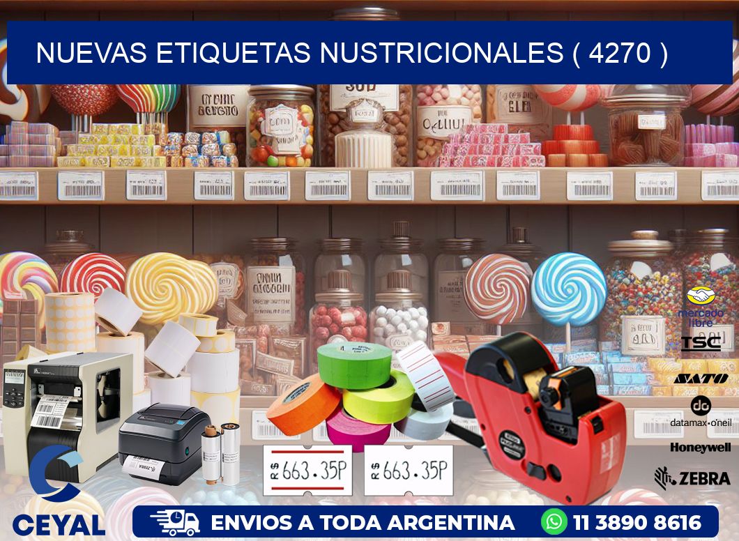 NUEVAS ETIQUETAS NUSTRICIONALES ( 4270 )